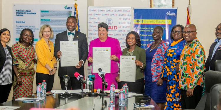 u s launches 5 year 5m partnership with nhia to improve quality of health care digitisation and access