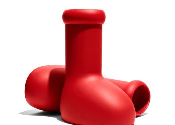 Why is everyone wearing these cartoonish red boots?