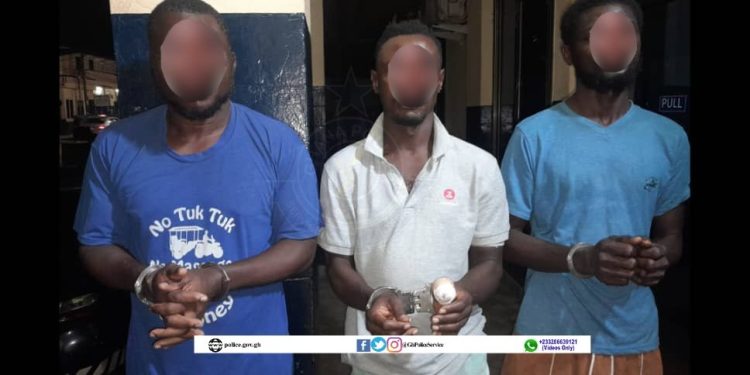 3 suspects in gold buying shop robbery in tarkwa