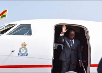 Akufo-Addo leaves for Johannesburg