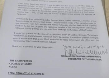 Akufo-Addo nominates Gertrude Torkornoo as new Chief Justice