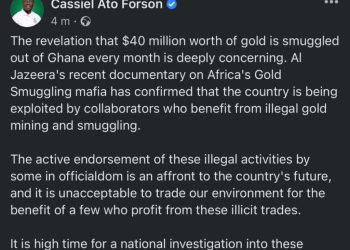 Al Jazeera’s Gold Mafia needs a national probe – Minority Leader