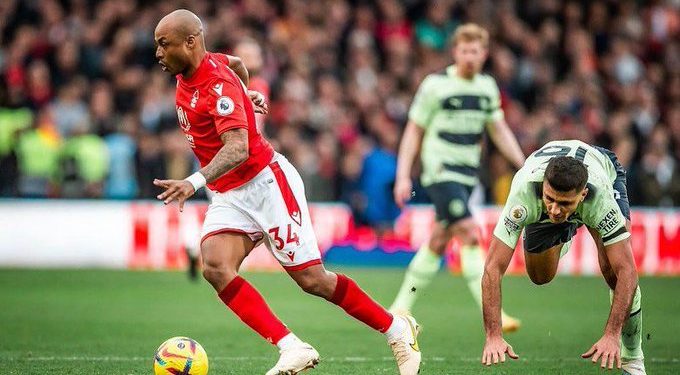 andre ayew promises to keep going as nottingham forests winless run continues