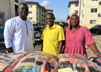 Aspiring NPP MP for Adentan donates food items to Muslims in the constituency