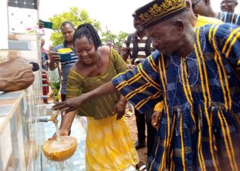 Bede Ziedeng provides potable water for Eremon SHTS