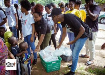 Celebration Easter: Christ Addict Ghana Feeds Over 200 Homeless and Street Children