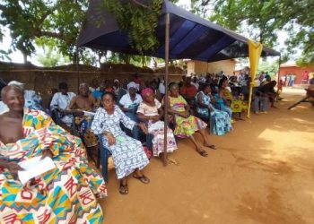 Chiefs and people of Dekpor celebrate rice festival