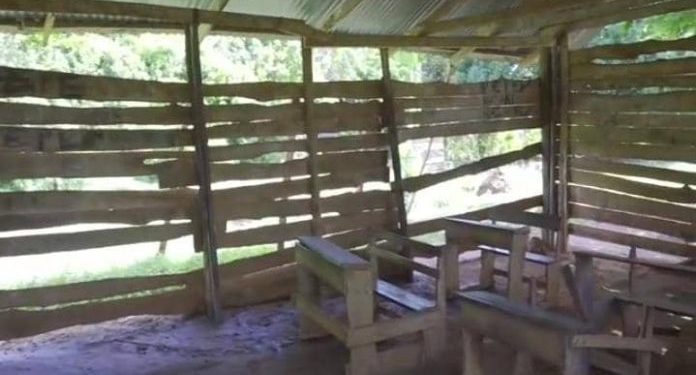 dilapidated school structure threatening academic work at ayinasu