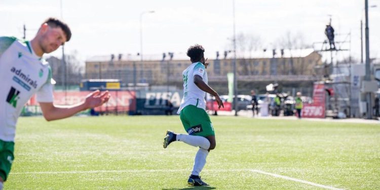 Ernest Agyiri scores again as Levadia Tallinn go top of the league 1 ernest agyiri scores again as levadia tallinn go top of the league