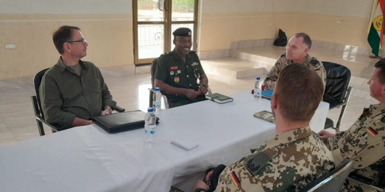 german armed forces technical advisory group pays courtesy call on gaf northern command