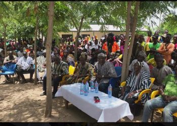 Ghana Boundary Commission facilitating construction of first feeder road at Dollar Power in Savannah Region