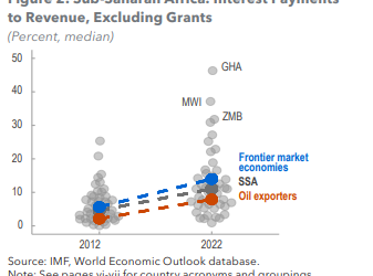 Ghana spent 45% of revenue on interest payments in 2022 – IMF