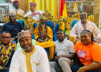 GhIE pays courtesy call on National Chief Imam; donates towards Eid-Ul-Fitr