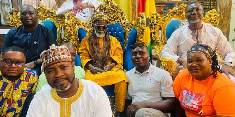 ghie pays courtesy call on national chief imam donates towards eid ul fitr