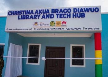 Huawei furnishes Christina Akua Brago library with ultramodern video conferencing equipment
