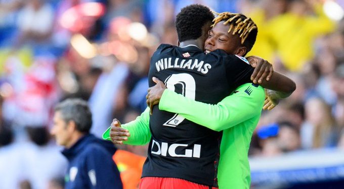inaki williams scores in back to back games as athletic bilbao beat espanyol