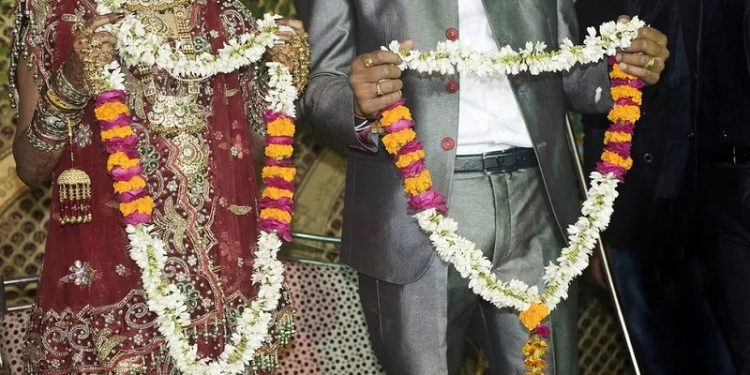 indian bride on the run after firing gun at wedding