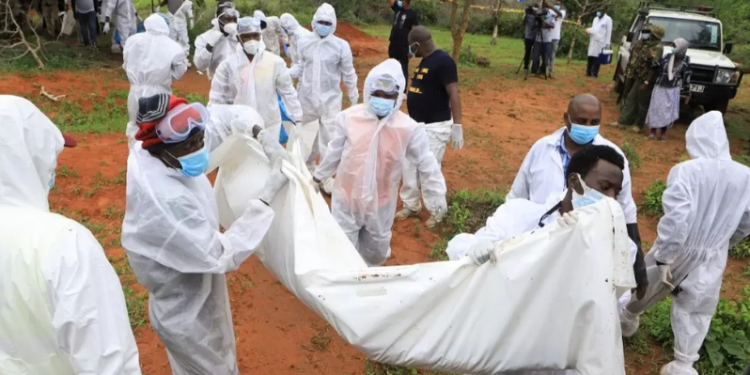 kenya cult deaths 21 bodies found in investigation into starvation cult