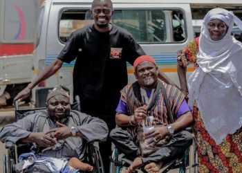 Lil Win donates wheelchairs, cash to physically challenged persons