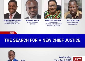Livestream: PM Express discusses search for new Chief Justice