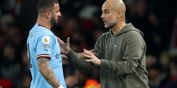 manchester city kyle walker cannot play in current system pep guardiola