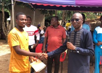 MP donates cash for community centre project in Akatsi North