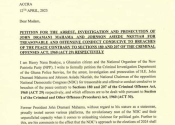NPP petitions police to arrest Mahama, Asiedu Nketia over ‘treasonable and incendiary comments’