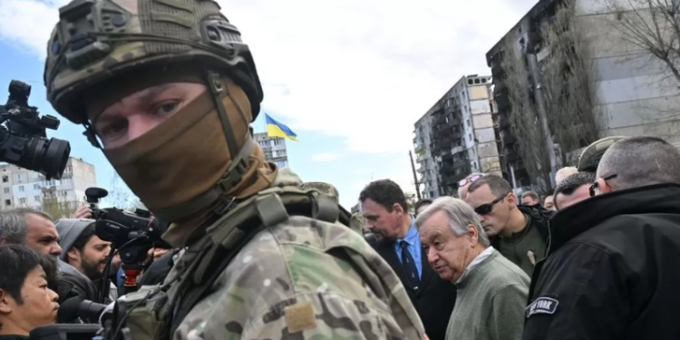 pentagon leaks us thinks un head guterres too accommodating to moscow files suggest