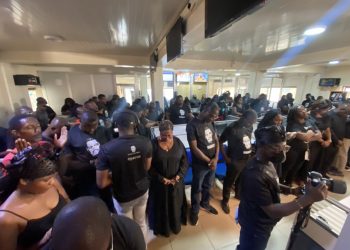 Remembrance service held for The Multimedia Group’s Lead Camera Technician, Modestus Zame