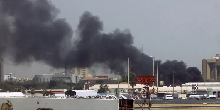 sudan army and rsf battle over key sites leaving 56 civilians dead