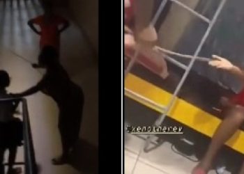 UPSA lady whipping younger colleague in viral video dismissed