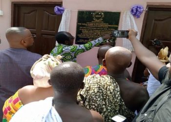 Viola Ford Fletcher Foundation donates toilet facility to Dominase Schools