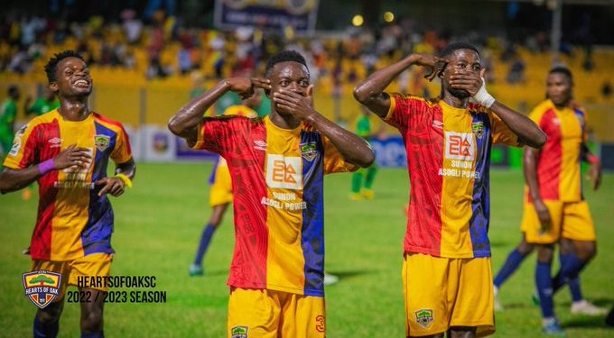 2022 23 betpawa pl hearts beat king faisal kotoko drop points at home