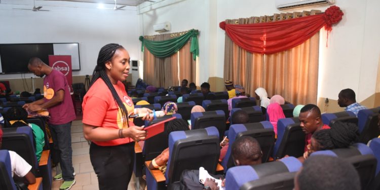 absa bank takes flagship readytowork to ghanas northern region