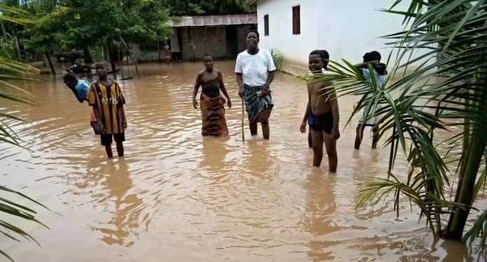 aflao in flood homes and property destroyed