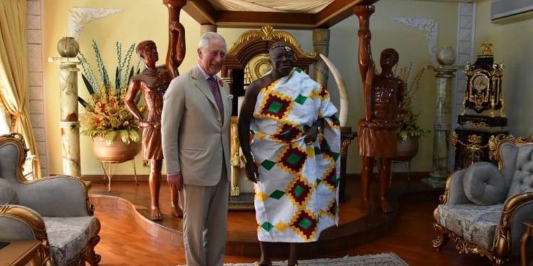asantehene solidifies relations with buckingham palace by attending king charles coronation