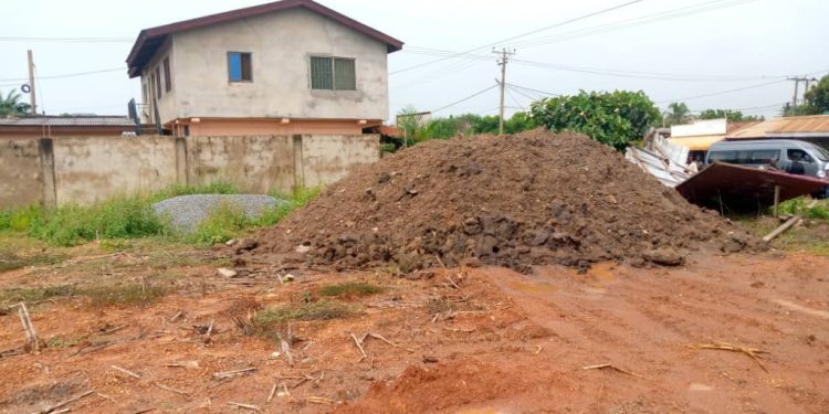 Ashaley Botwe residents protest against construction of new fuel station 1 ashaley botwe residents protest against construction of new fuel station