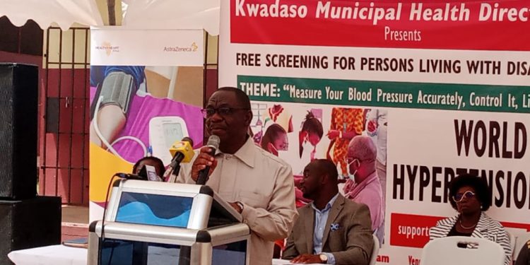 ashanti regional health directorate reaches out to pwds on world hypertension day