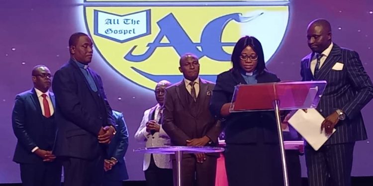 assemblies of god madina district inducts new leaders