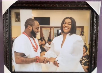 Chioma shares first pictures from wedding with Davido