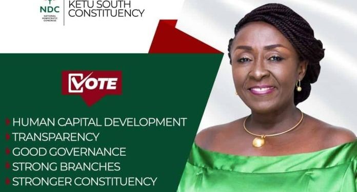 dzifa gomashie projected to win ketu south ndc parliamentary primary