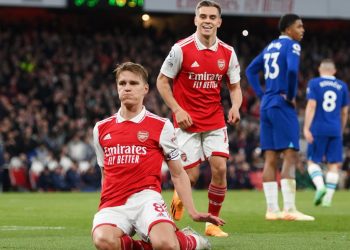 EPL: Odegaard brace sees Arsenal ease past Chelsea