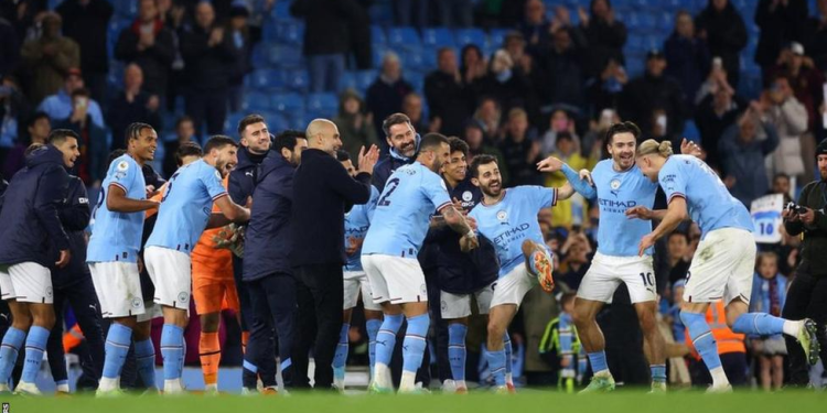 erling haaland record striker is a joy says pep guardiola