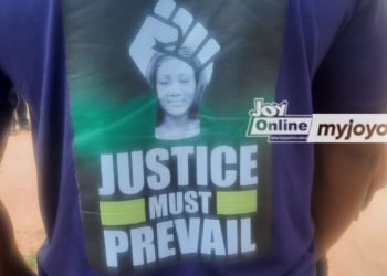 Family of woman killed by police boyfriend at Asokore Mampong besiege court in Kumasi