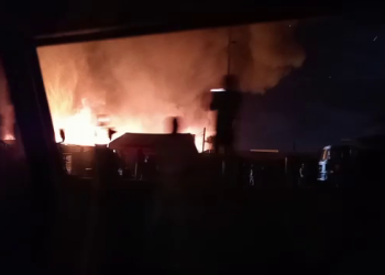 Fire burns Madina-Ritz junction again