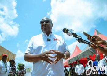 Former President Mahama thanks God after winning NDC primary