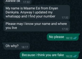 From Eric’s Diary: A scammer’s hi