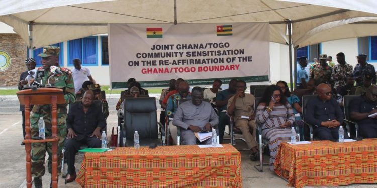 ghana boundary commission and togolese counterpart begin re affirmation of land boundaries