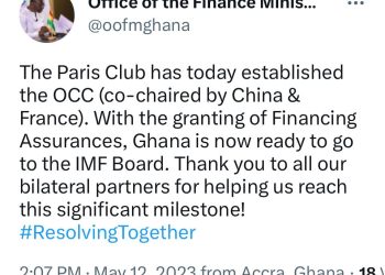 Ghana secures Paris Club financing assurance for $3bn IMF bailout