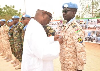 GHANENGCOY 10 receives United Nations medals